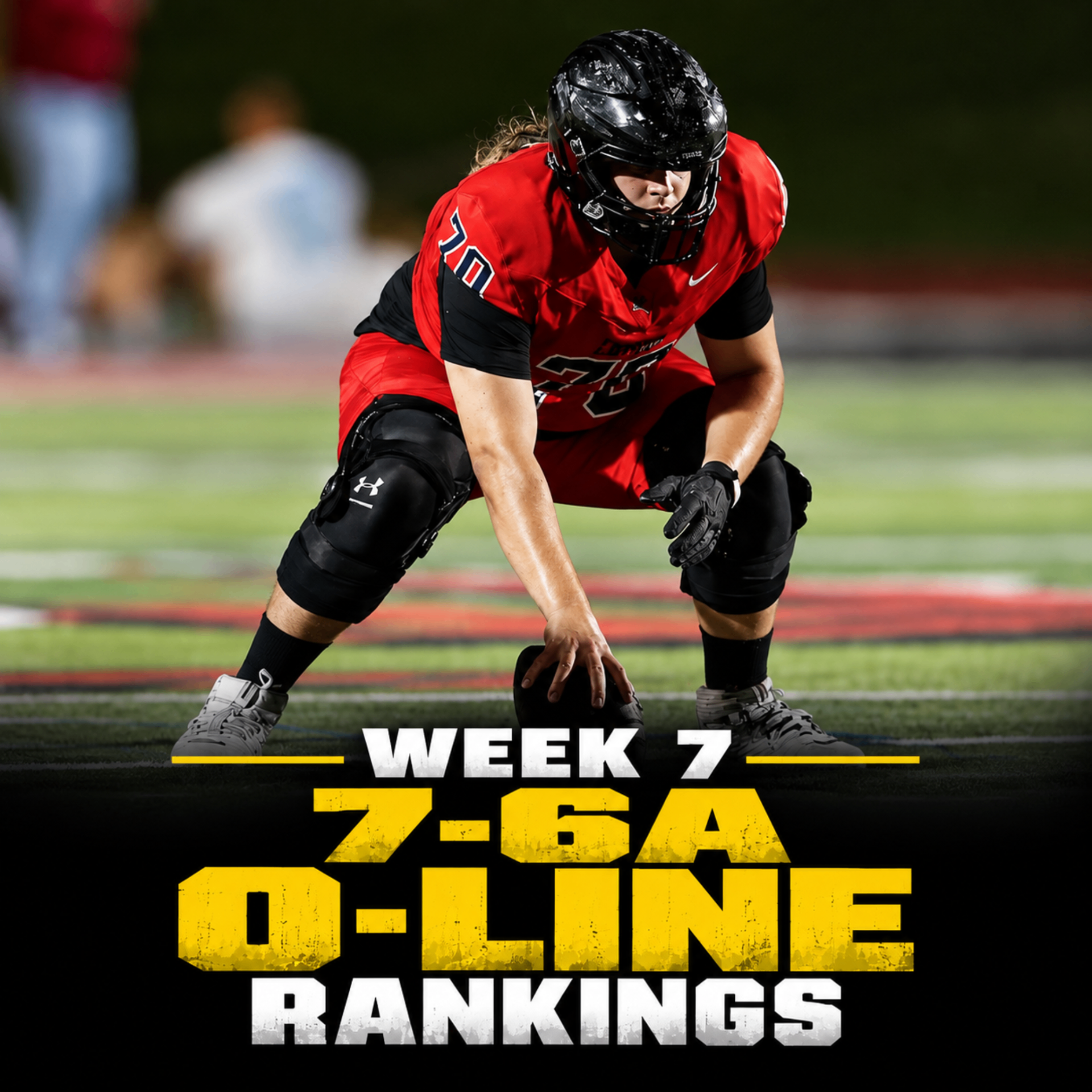 Week 7 District 7-6A Offensive Line Rankings — original supplied photograph
