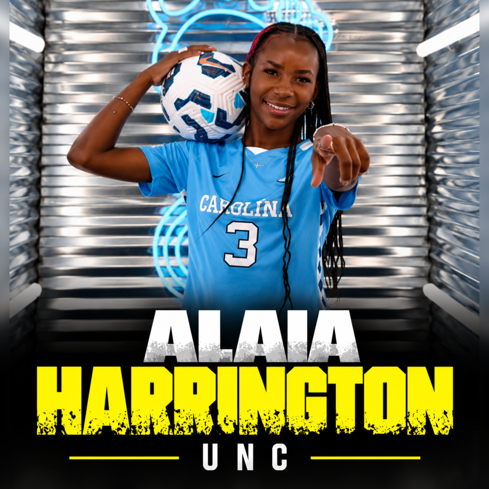 Alaia Harrington of FC Dallas ECNL committed to North Carolina women's soccer