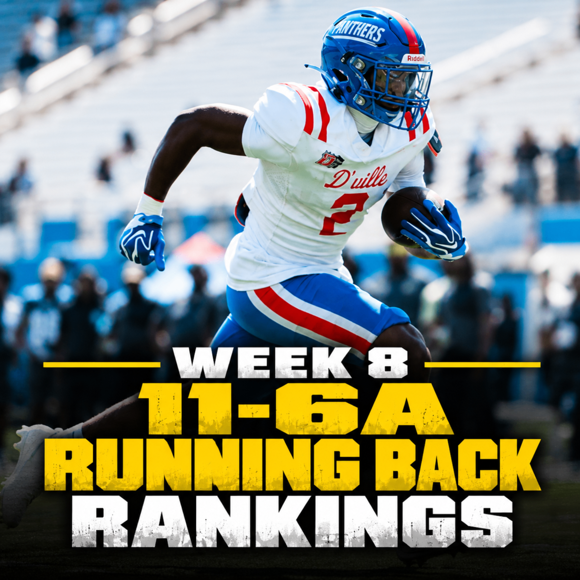 Week 8 District 11-6A Running Back Rankings — original supplied photograph